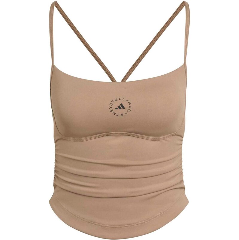 ADIDAS BY STELLA MCCARTNEY Sportovní top cappuccino / černá