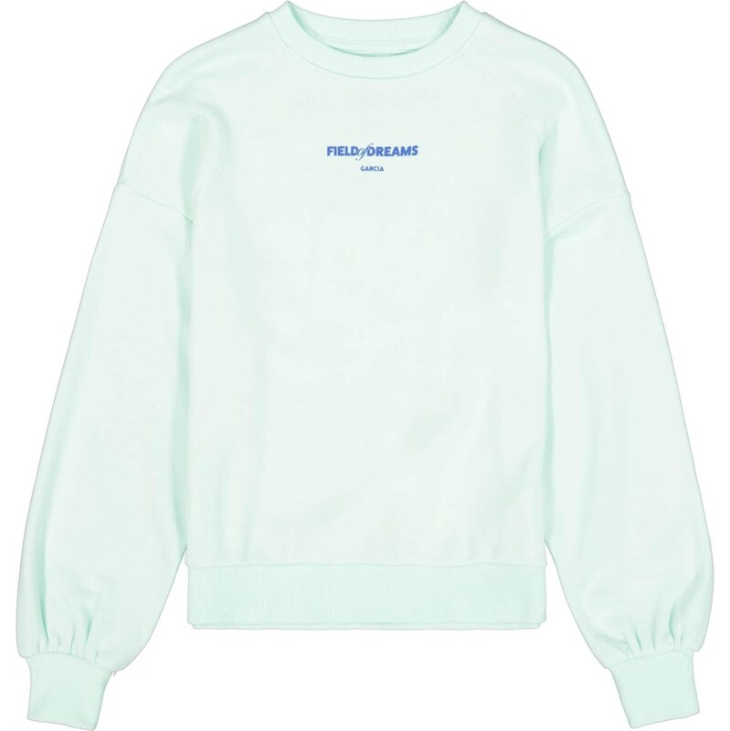 GARCIA Mikina modrá / pastelově zelená