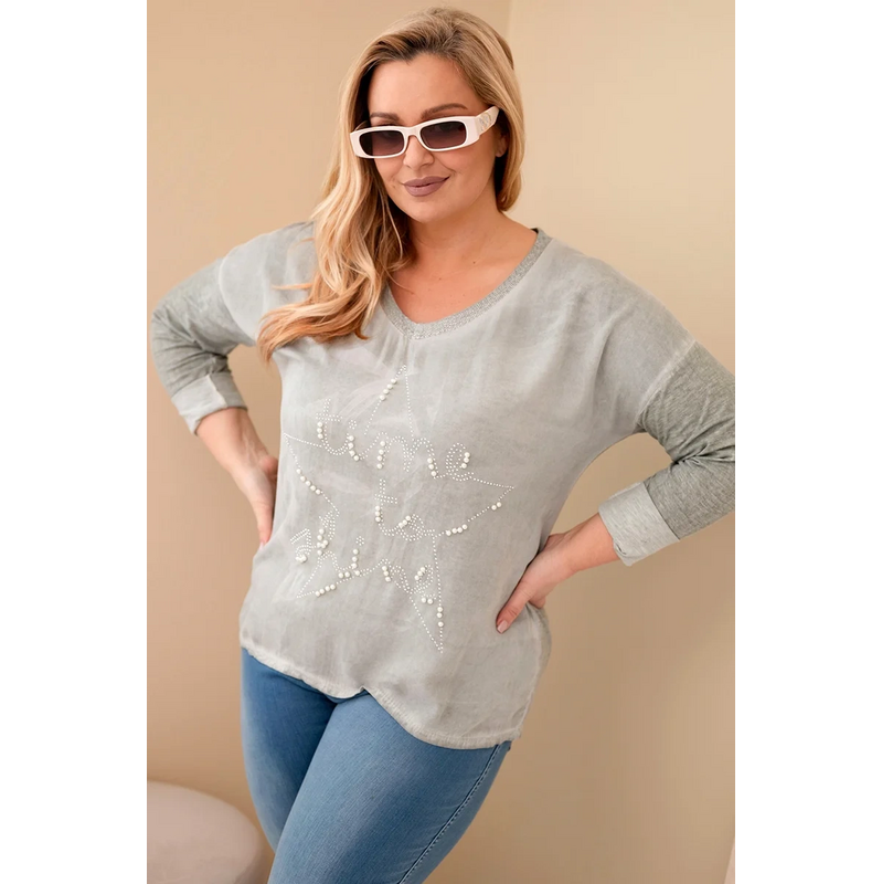 Kesi Dámské tričko Plus Size ART31018