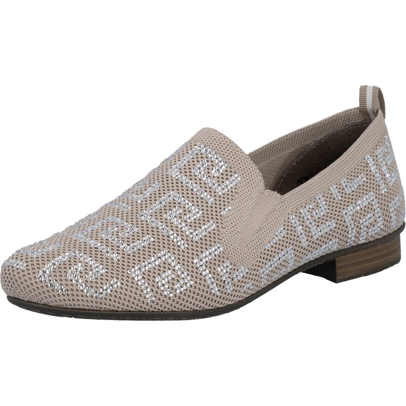 Rieker Slipper béžová / stříbrná 112685678
