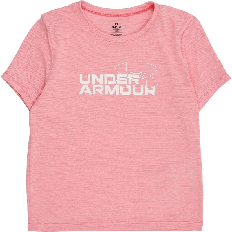 UNDER ARMOUR Funkční tričko TECH růžová / bílá