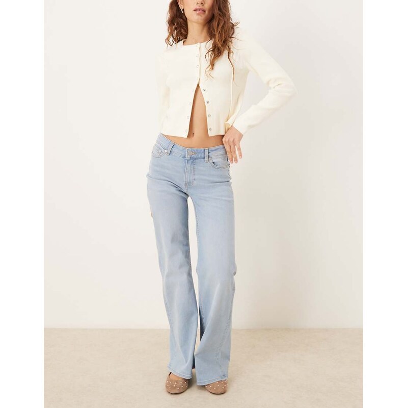 JJXX Rome flared jeans in light blue