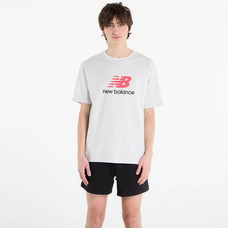 Tričko New Balance Athletics Logo T-Shirt Ash Heather Ahh M