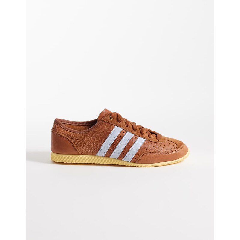 adidas Originals Japan Decon croc trainers in brown and blue