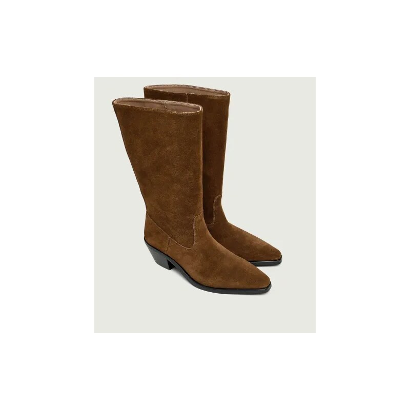 BOSS BLACK Kozačky Niara_Bootie50_SDZ | semiš