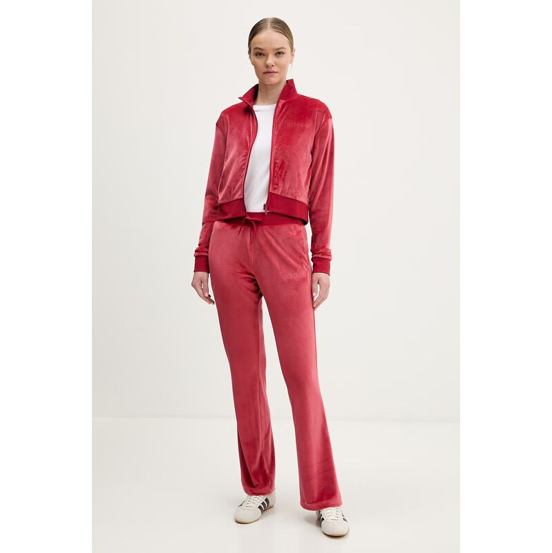 adidas Velurová tepláková souprava adidas Glam