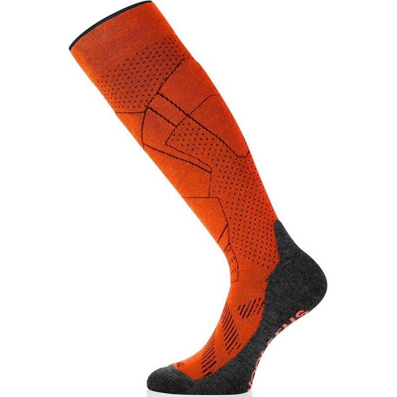 Ponožky lyžařské Lasting merino FWU Velikost: S oranžová 112697473