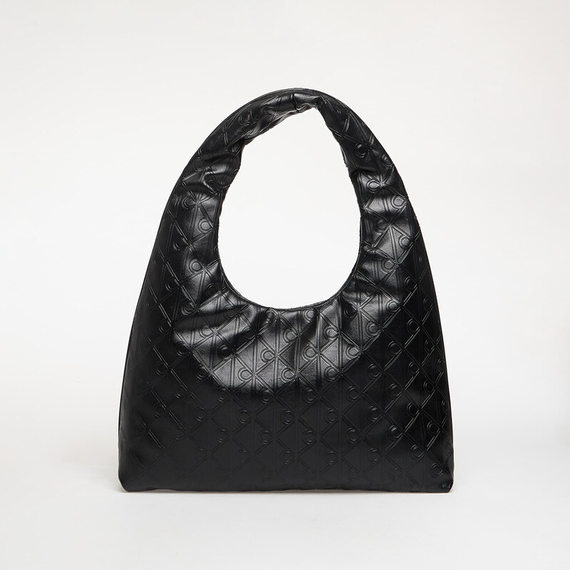 Kabelka Calvin Klein Emblem Aop Puffer Lg Shoulder Bag Black