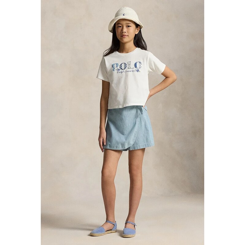 Polo Ralph Lauren Dětské riflové kraťasy Polo Ralph Lauren