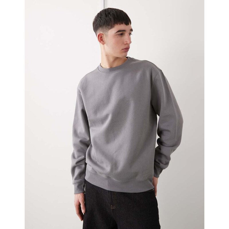 Weekday classic fit sweatshirt in grey