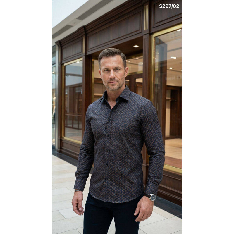 EGO MAN košile pánská S0297-02 slim fit