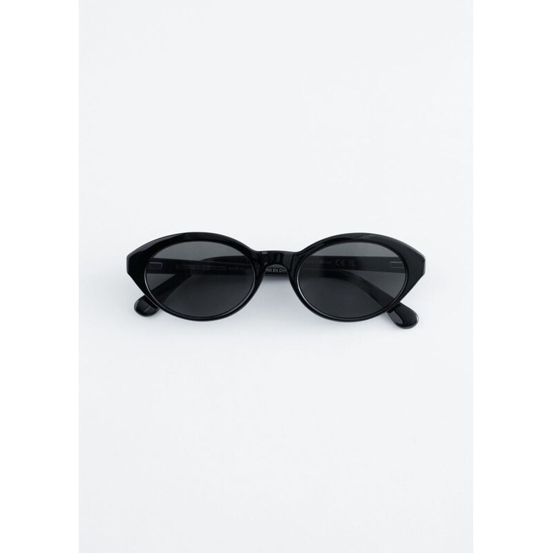 H&M - Sluneční brýles oválnými obroučkami - černá 112705581