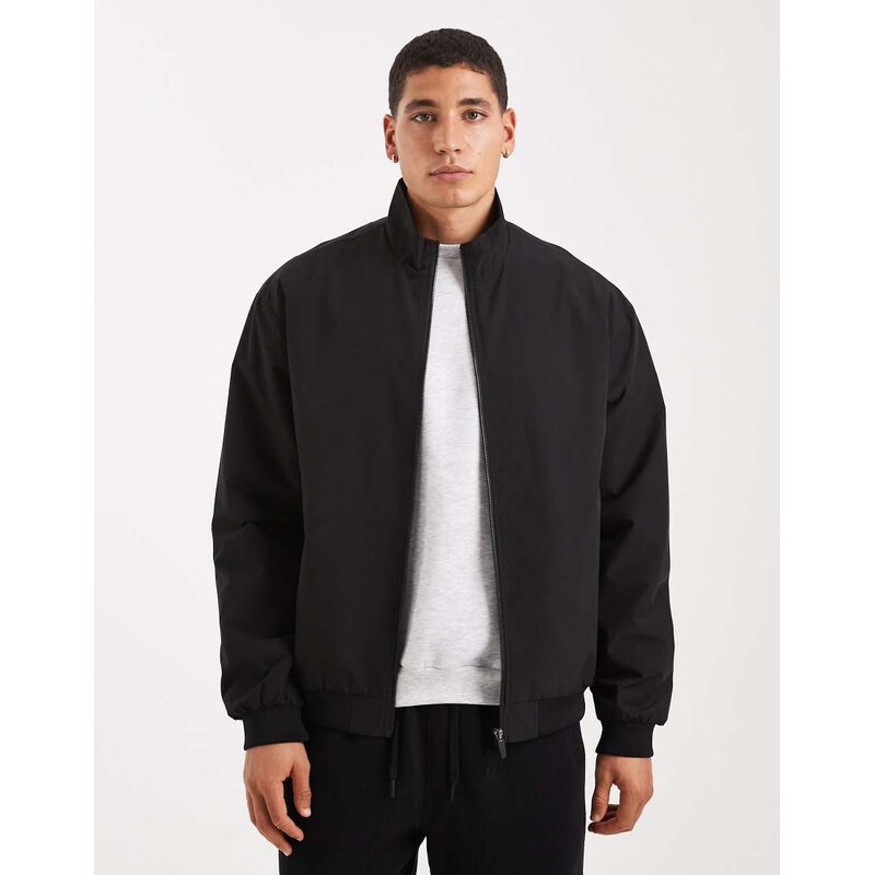 Jack & Jones harrington jacket in black