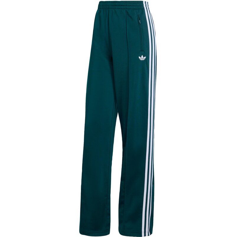 ADIDAS ORIGINALS Kalhoty Firebird tmavě zelená / bílá