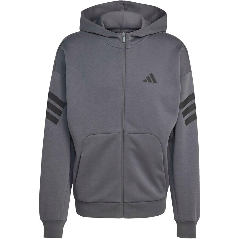 ADIDAS SPORTSWEAR Mikina 'FI' čedičová šedá / černá