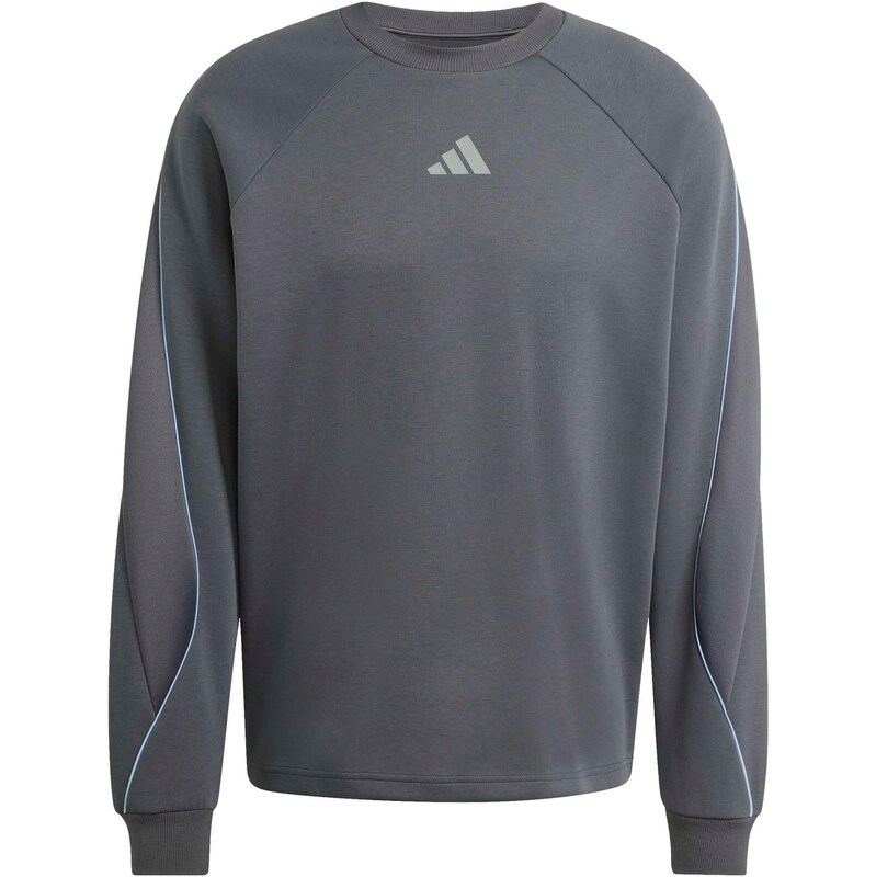 ADIDAS SPORTSWEAR Sportovní mikina M STADIUM CRW šedá / bílá