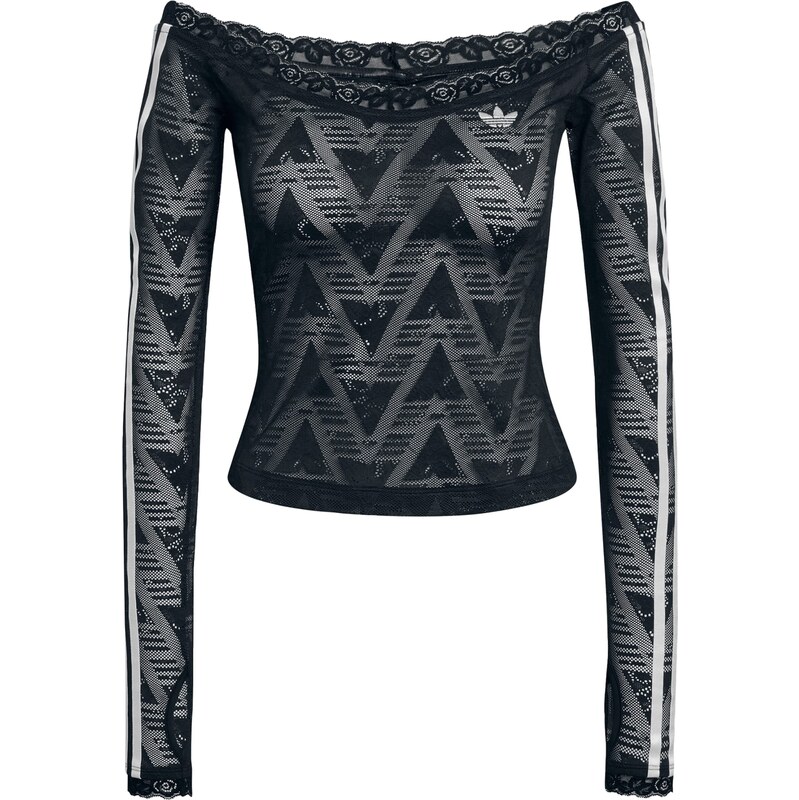 ADIDAS ORIGINALS Tričko černá / bílá