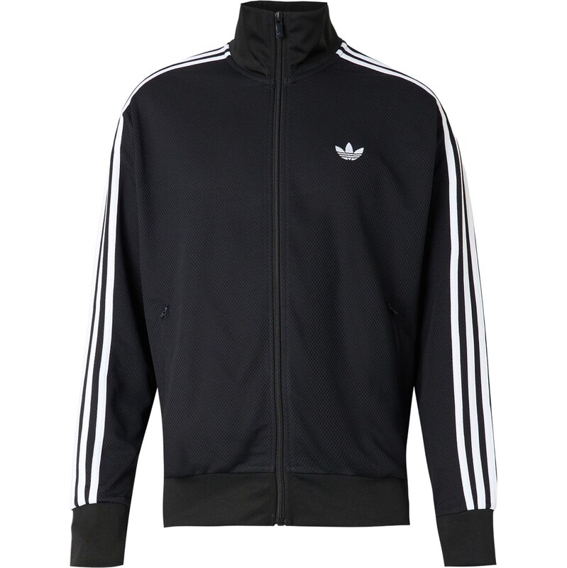 ADIDAS ORIGINALS Mikina 'Firebird Adicolor' černá / bílá