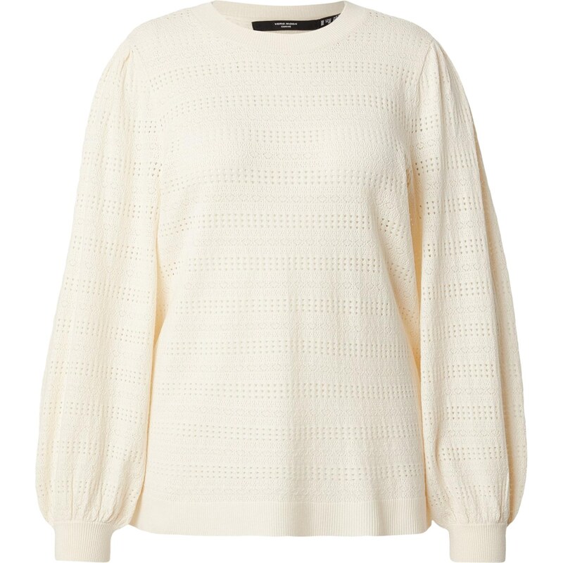 Vero Moda Curve Svetr VMCLimone barva bílé vlny