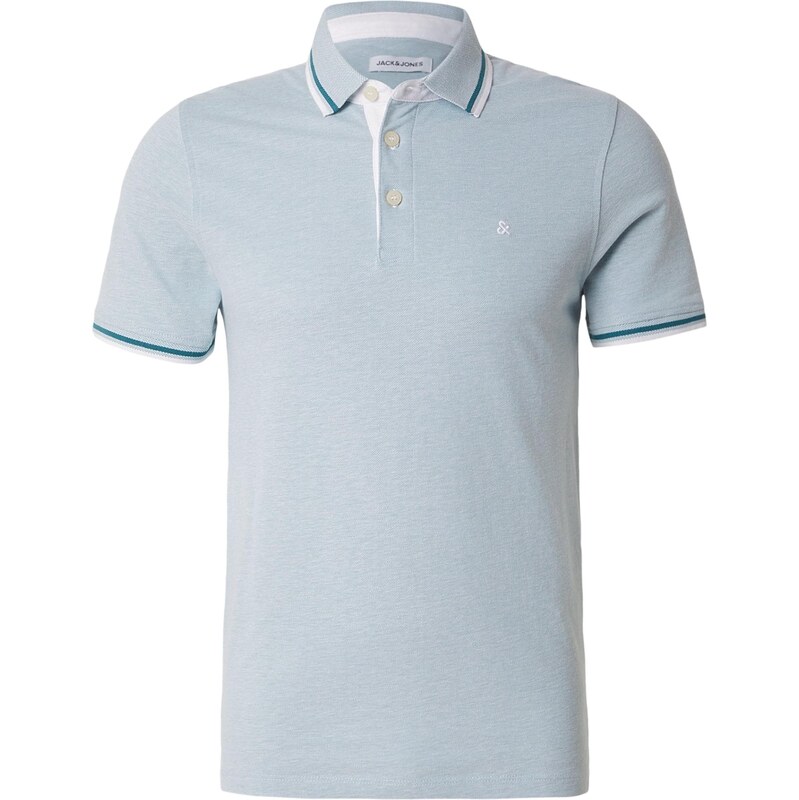 JACK & JONES Tričko JJEPaulos pastelová modrá / petrolejová /