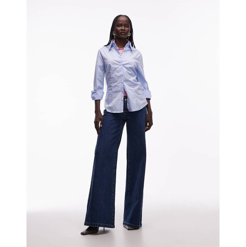Abrand Jeans 00 super low rise wide leg jeans in indigo blue 112722268