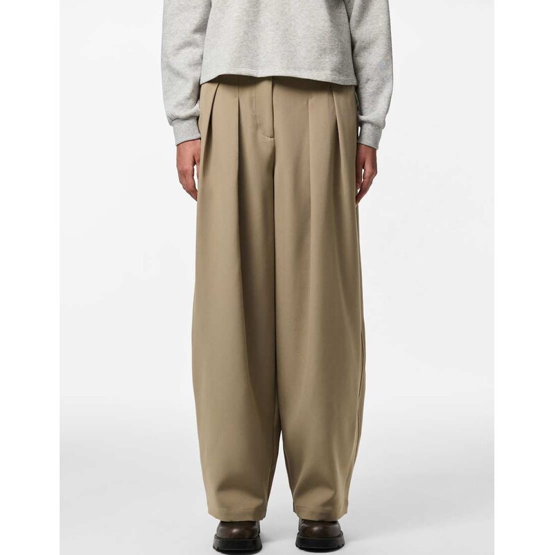 Pieces Trousers in delicioso-Brown 115522598