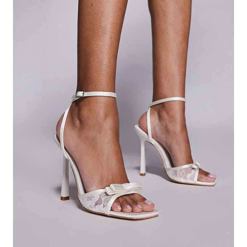 Simmi Wide Fit Simmi London Wide Fit Janeena heeled sandals in