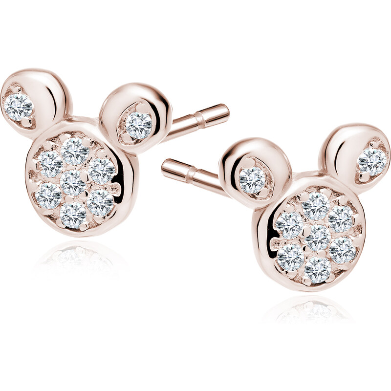 Olivie Stříbrné náušnice ROSE MOUSE 4204 50965652