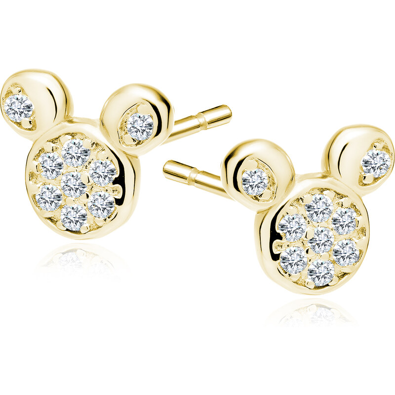 Olivie Stříbrné náušnice GOLD MOUSE 4500 54861654