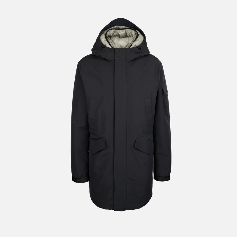 Černá pánská parka Geox Velletri