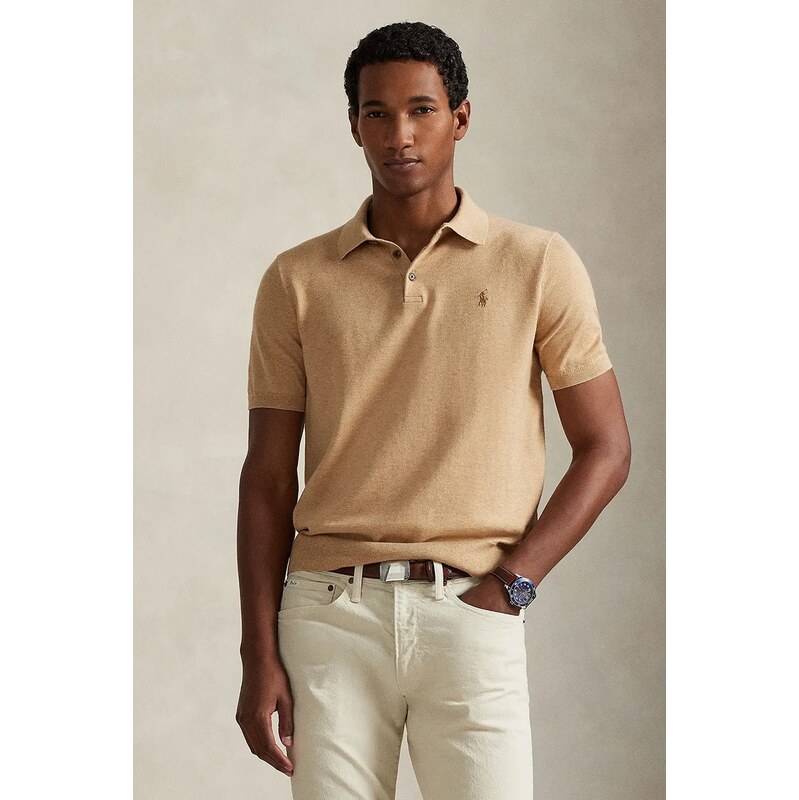 Polo Ralph Lauren svetr s krátkým rukávem pánský bavlněný