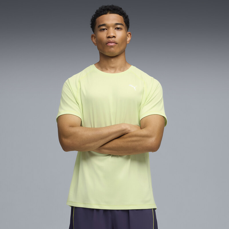 Pánské Tričko s krátkým rukávem PUMA M RUN VELOCITY TEE (POLY) 52660038 – Zelená