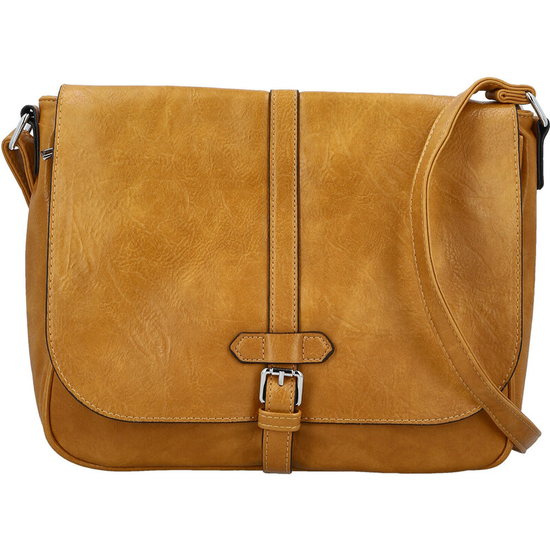 INT COMPANY Trendy dámská koženková crossbody kabelka Relinda,