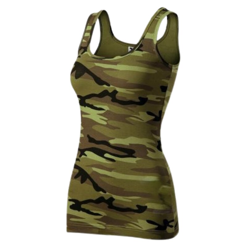 Malfini Camo Triumph Dámské tílko maskáčové zelené 67551620