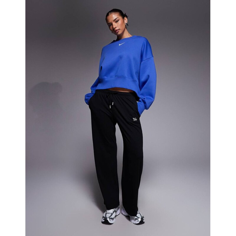 Nike Phoenix Fleece over-oversized sweatshirt in blue