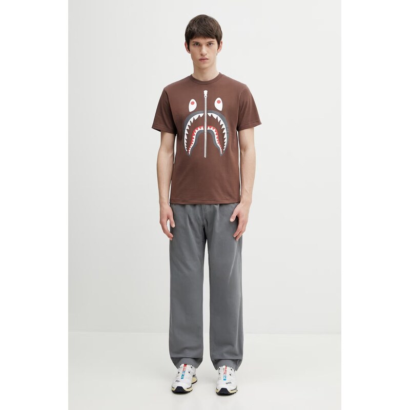 Bavlněné tričko A Bathing Ape Shark