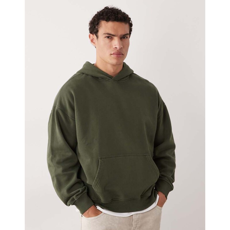 Abercrombie & Fitch essential hoodie in green