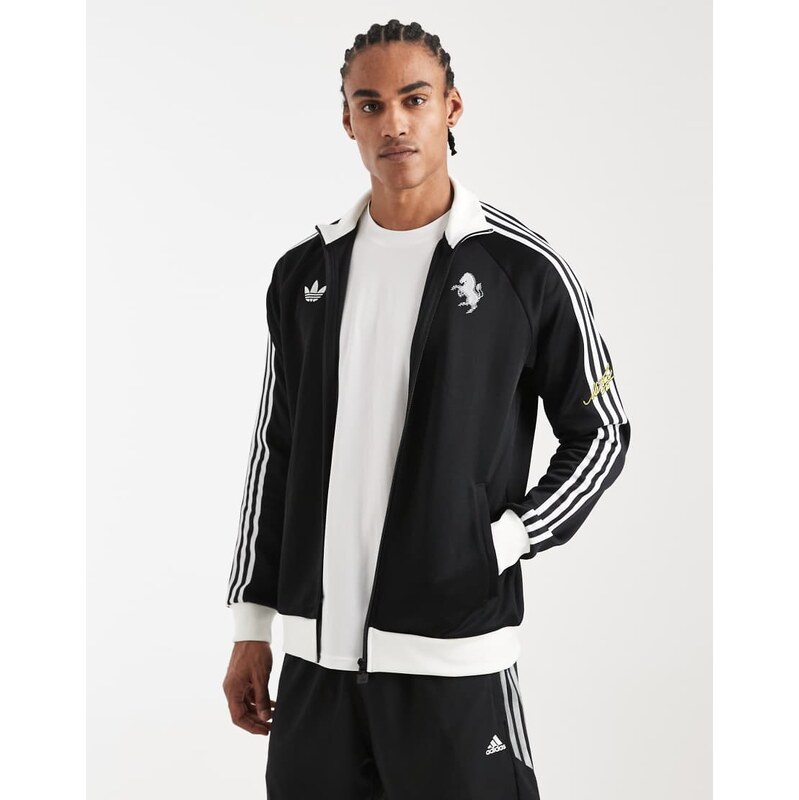 adidas performance Juventus fc originals track top in black