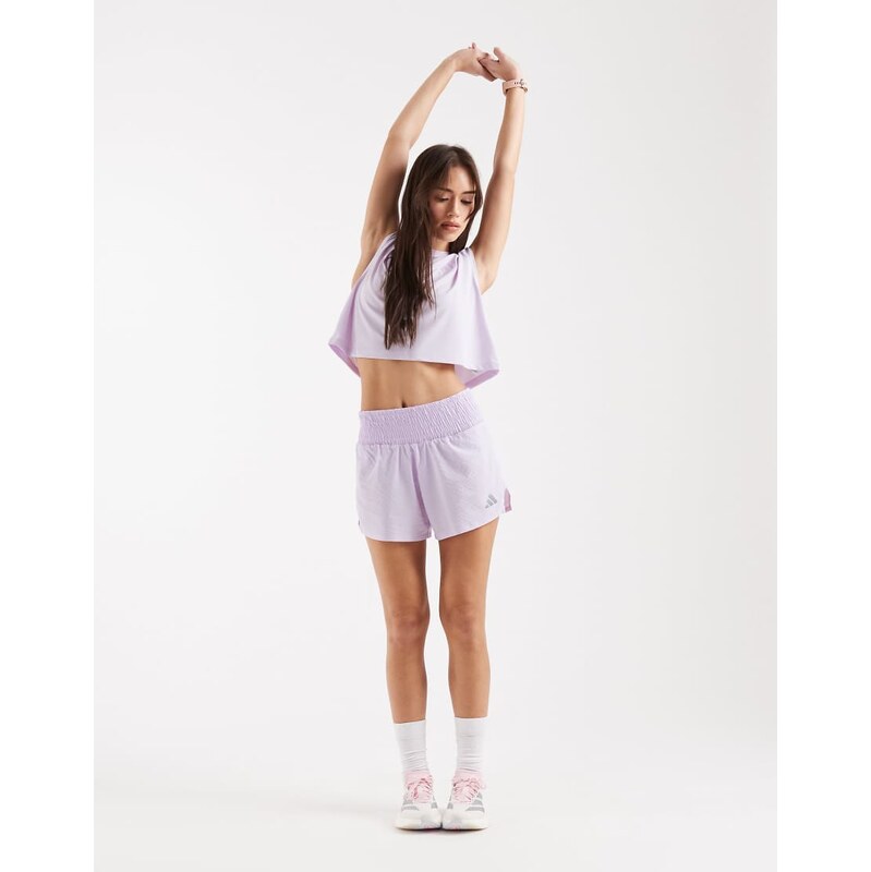 adidas performance Adi365 seasonal womens running shorts in ice 115079251