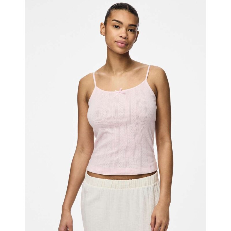 Pieces Singlet in pink-a-boo 115522593