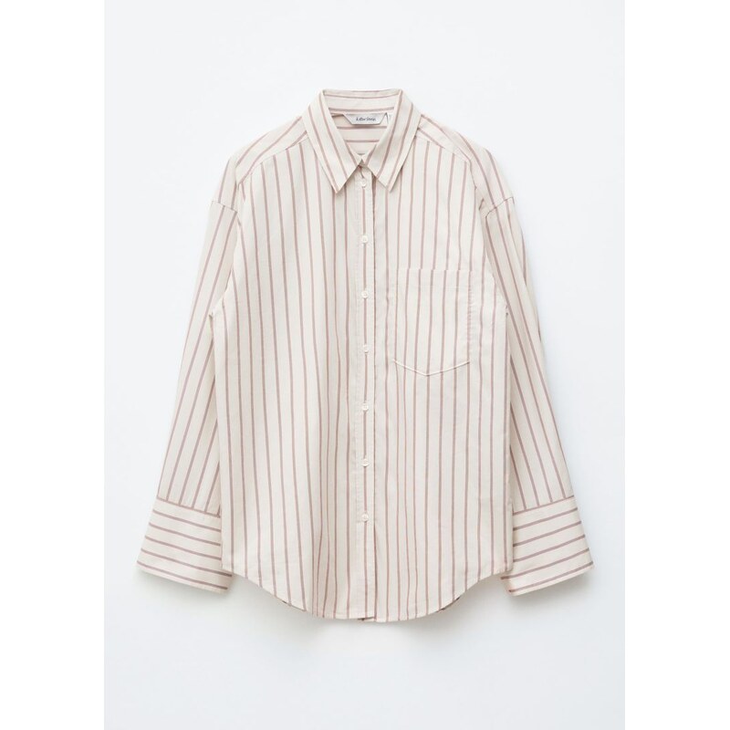H&M - Bavlněná košile - béžová 112730804