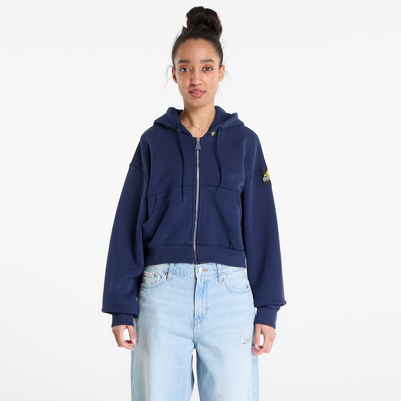 adidas Originals Mikina adidas Equipment Cropped Hoodie Night Indigo S 112731699