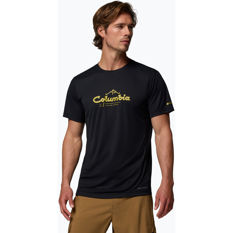 Pánské tričko Columbia Zero Rules Light Graphic Crew black