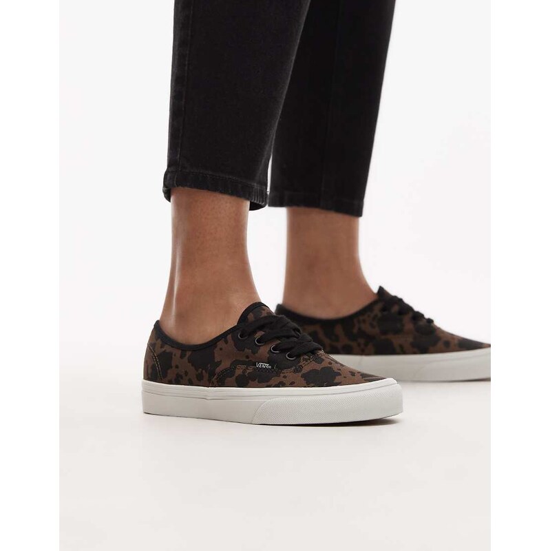 Vans Authentic trainers in cow print-Multi