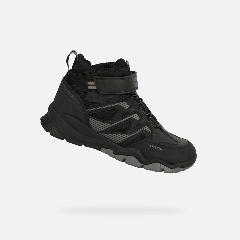 Černé chlapecké tenisky Geox Montrack B ABX
