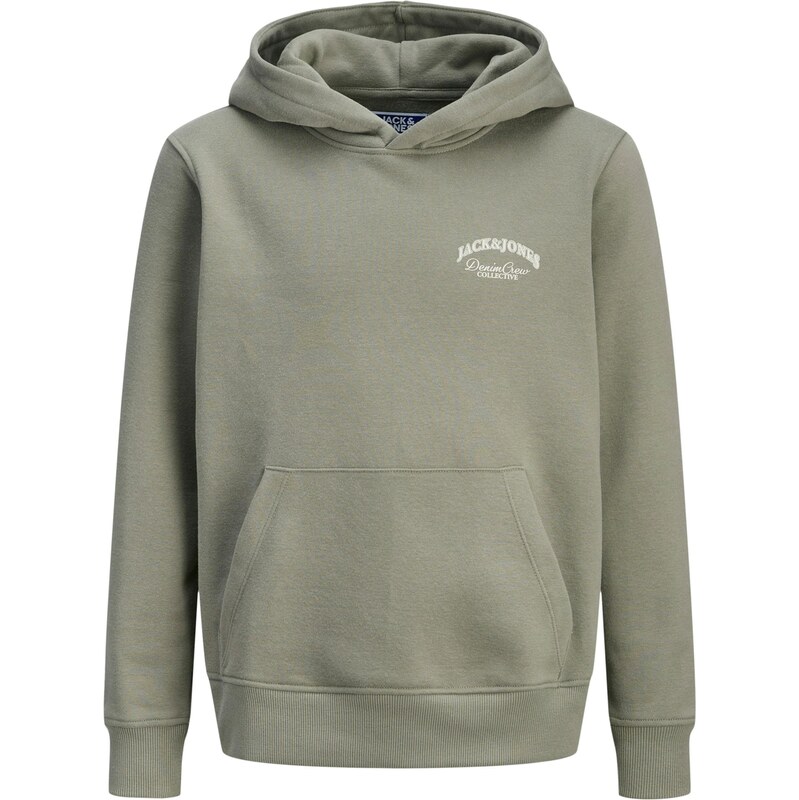 Jack & Jones Junior Mikina zelená / bílá