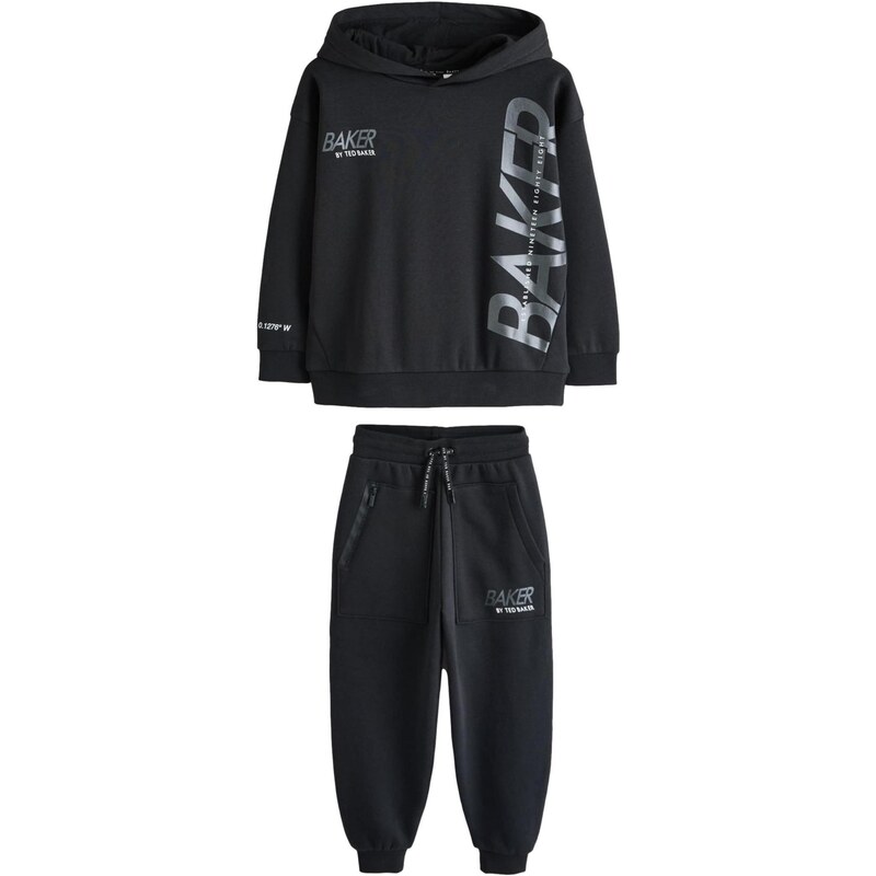 Baker by Ted Baker Joggingová souprava stříbrně šedá / černá / bílá 112741136