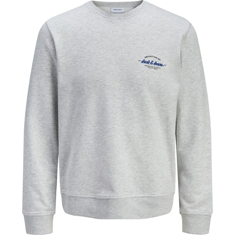 JACK & JONES Mikina JJBRANDON tmavě modrá / šedý melír / černá