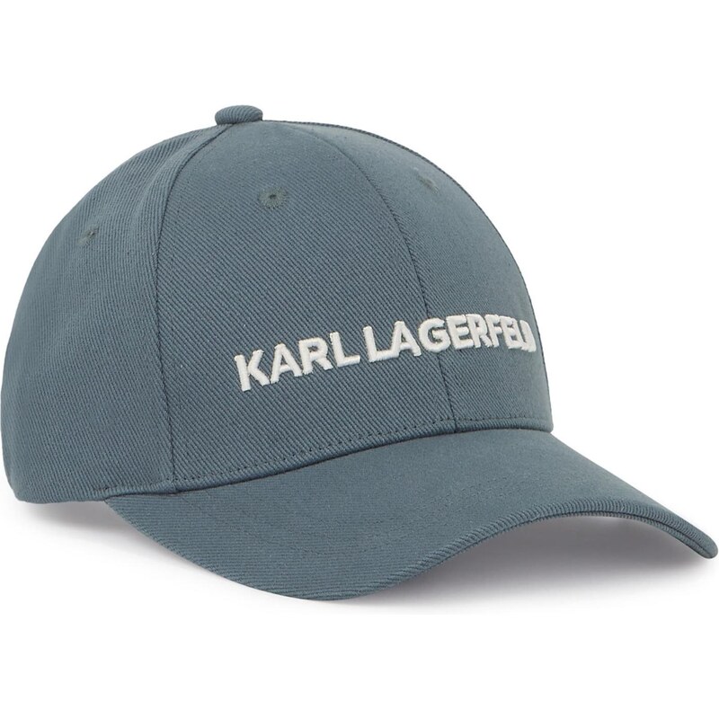 Karl Lagerfeld Kšiltovka Essential chladná modrá / bílá