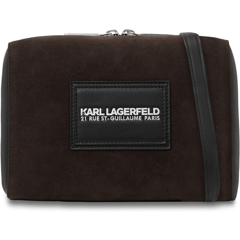 Karl Lagerfeld Taška přes rameno Traveller tmavě hnědá